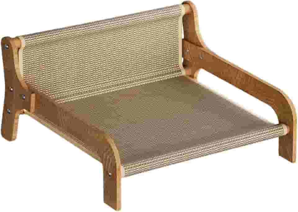 KiBcsLic Arranhador de gato de papelão, tapete arranhador em formato de sofá para gatos internos, móveis elevados para gatos, brinquedos arranhadores para