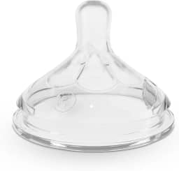 Lolly Bico de Mamadeira AureaFlow Fluxo Rápido 4m+ com 2 Unidades