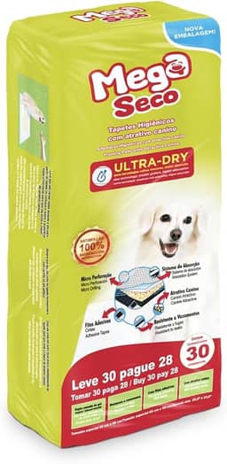 Tapete Higiênico 30 Und 65X60Cm