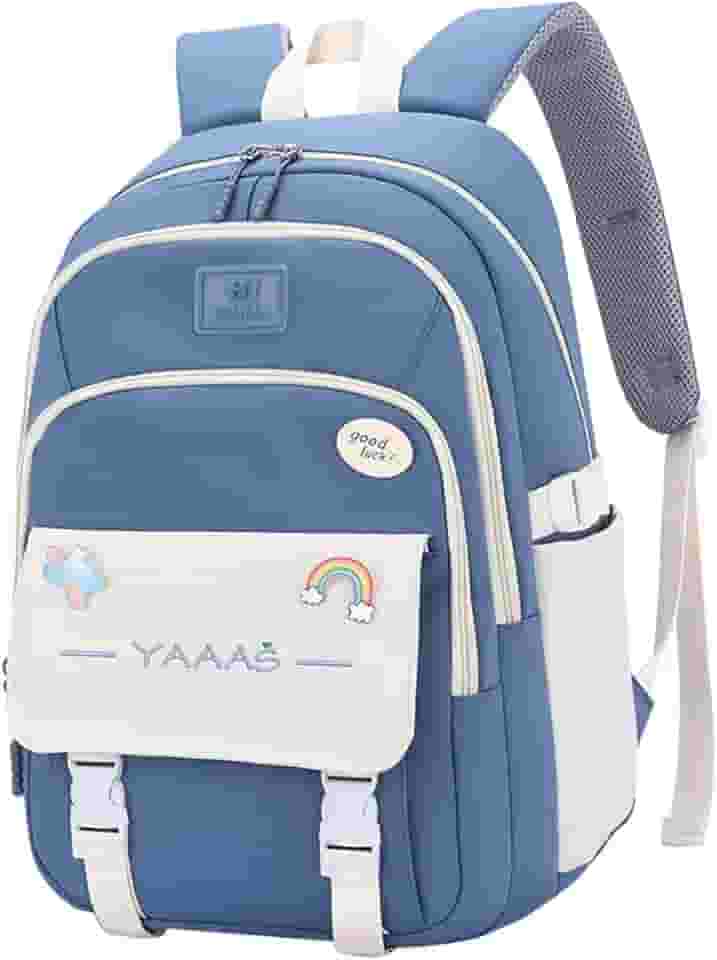 JiaYou Mochila feminina para o dia a dia, escola secundária, bolsa para laptop e adolescentes