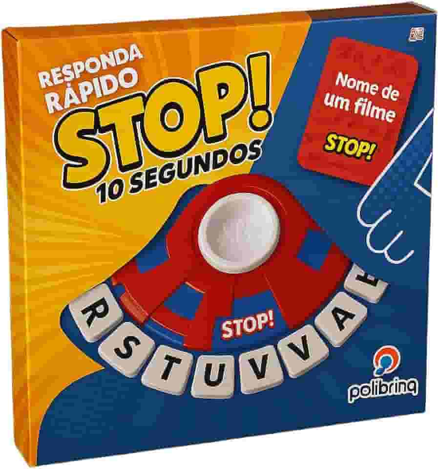 Jogo Tabuleiro Stop 10 Segundos Polibrinq