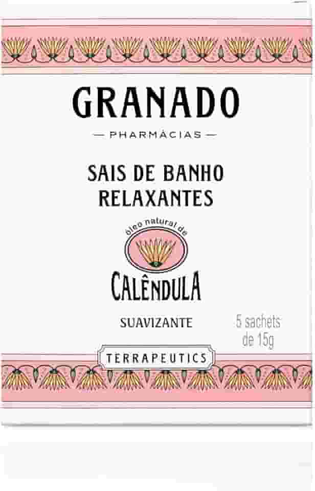 Granado Sais De Banho Terrapeutics, Calêndula, 15g, 5 Unidades
