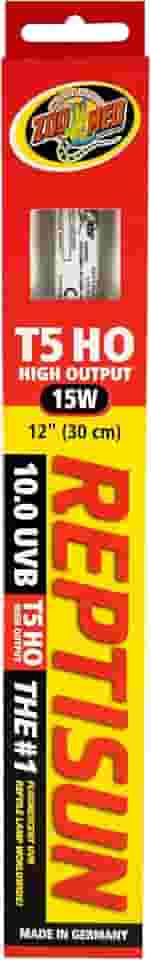 Zoo Med ReptiSun Lâmpada linear de alto rendimento 10.0 UVB 15 Watt, 30.5 cm