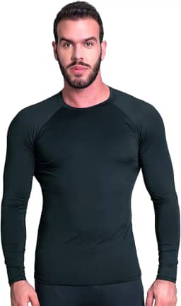 Camisa Mvb Modas Térmica Masculina Segunda Pele Proteção Uv 50+