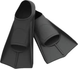 JustGoFit Pé De Pato Para Natação Adulto – Nadadeira Curta de Borracha Tamanhos M L XL Unissex