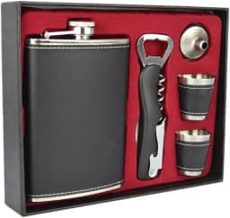 Cantil De Bolso Porta Bebida Whisky Liso preto CBRN113722