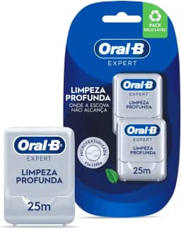 Fio Dental Oral-B Expert Limpeza Profunda 25m 2 Unidades