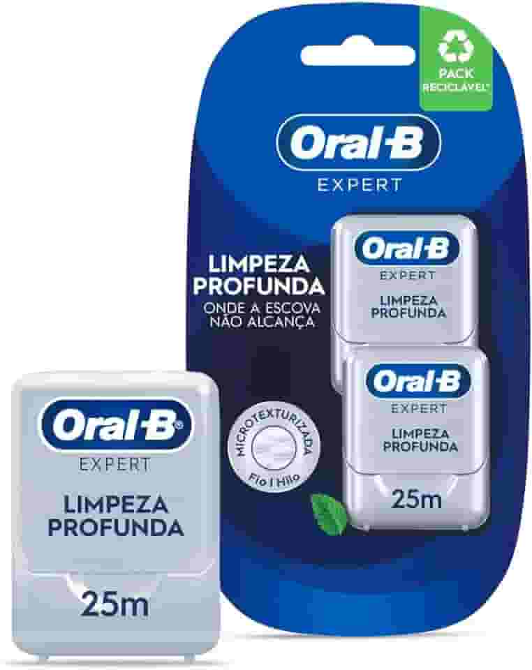 Fio Dental Oral-B Expert Limpeza Profunda 25m 2 Unidades