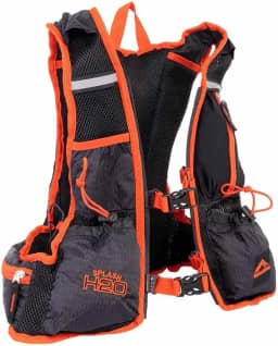 1213 - MOCHILA TRILHAS SPLASH H2O - PRETO COM VERMELHO