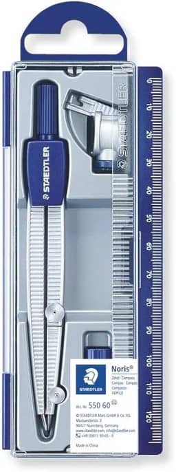 Compasso, Staedtler, 550 60 02, Cabeça de Fricção, Metal