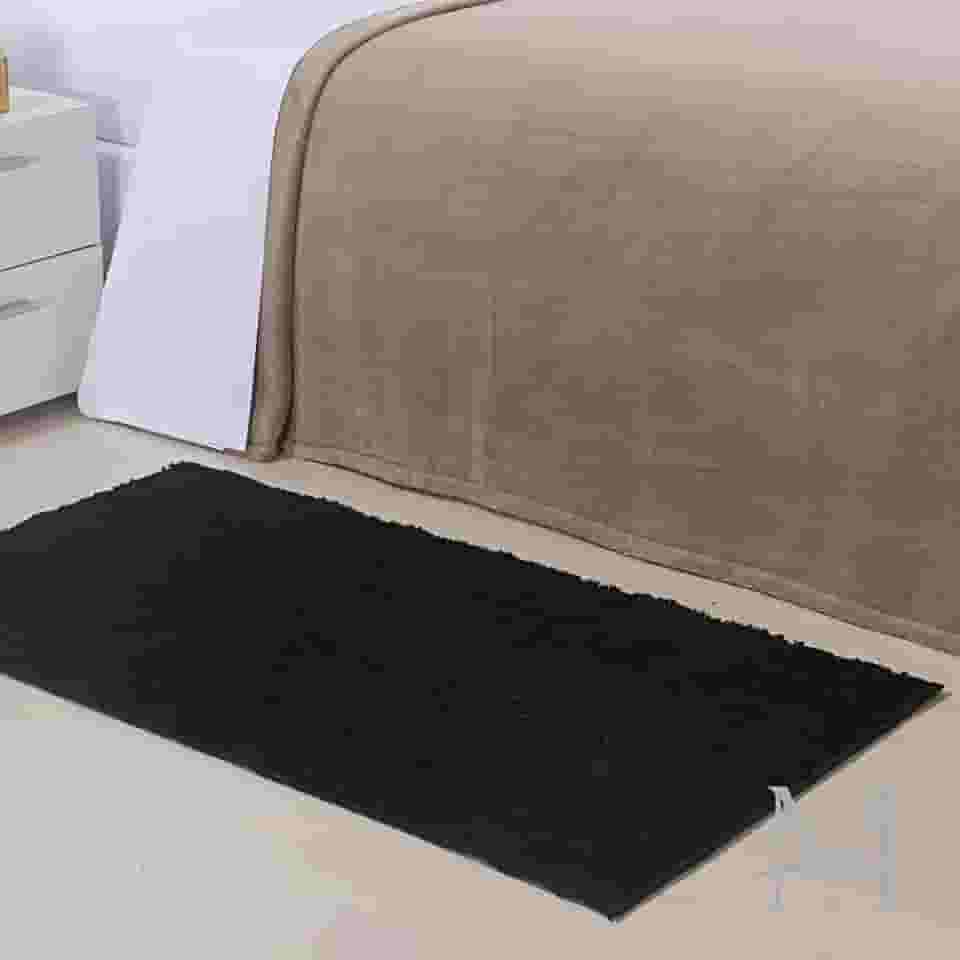 Tapete para Sala/Quarto 50X100 Classic | Oasis Tapetes PRETO