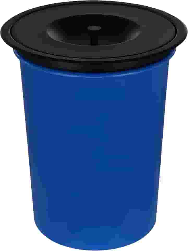 Lixeira De Embutir Pia Bancada 8 Litros Aço Inox Preta Black