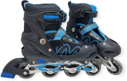 Patins Roller Inline, Ajustável, Ideal para meninos e meninas, com bolsa, Patins 4 rodas patins.
