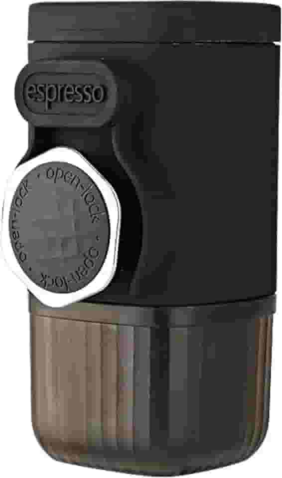 Máquinas de café portáteis, prensas manuais, cafeteiras, viagens domésticas, ao ar livre, pequenas máquinas de café expresso, cápsulas de café expresso ou café moído são adequadas