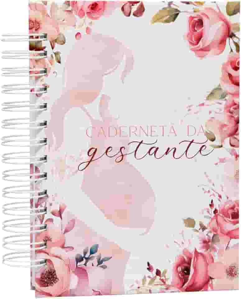 Planner da Gestante – Completo para Registro da Gravidez, Capa Dura Holográfica, 220 páginas, Papel 90g, Tam. A5 (15x21cm)