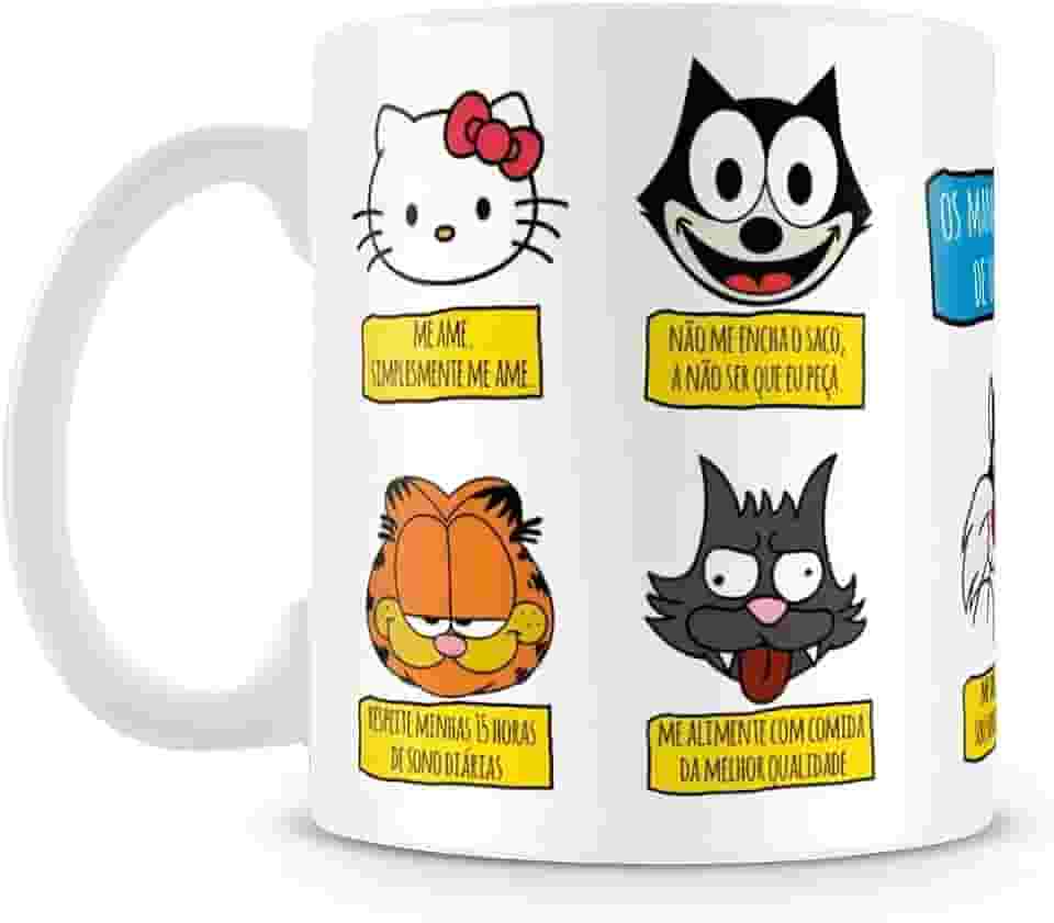 Caneca Personalizada Mandamentos de um Gato