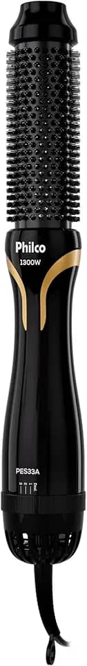 Escova Secadora Philco Bivolt 1300W Íons Tourmaline PES33A