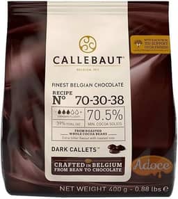 Gotas de Chocolate Meio Amargo 70,5% Cacau 70-30-38 400g - Callebaut