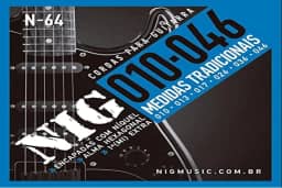 Cordas Para Guitarra, Rouxinol, 010/046, Tradicional