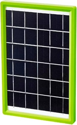 PAINEL SOLAR MONOCRISTALINO 6W USB 5 EM 1 | PORTÁTIL ATIVIDADES EXTERNAS | CARREGADOR SOLAR P/CELULAR | TABLET | VENTILADOR (Cod. SPO0468)