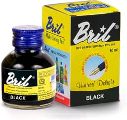 Tinta para Caneta Tinteiro Bril Preto 60mL
