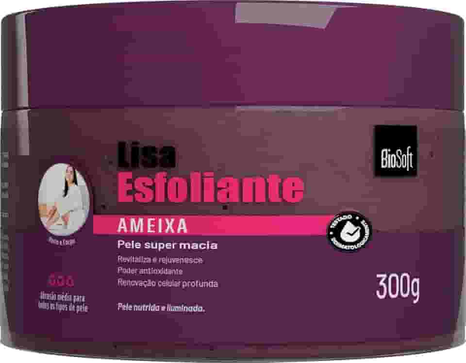 Soft Hair - Esfoliante Corporal Soft Hair Biosoft Lisa 300G Ameixa