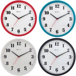 Relógio de Parede Quartz Vermelho Pantone 711