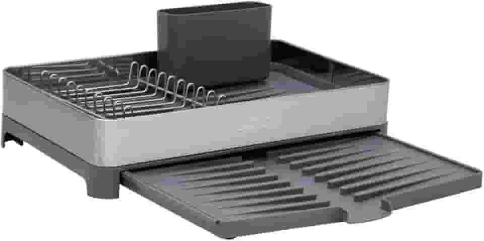 Escorredor de Louça Tramontina Plurale em Aço Inox e Polipropileno com Bandeja 61537/300