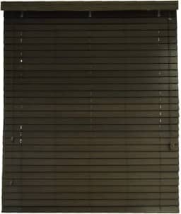 Persiana Horizontal Bambu 50mm Tabaco 140 (L) X 140 (A) cm Marrom 1,40 x 1,40 m Cortina Madeira Luxo