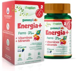 Gummy Kids Energia+ | Suplemento Infantil com Ferro e Vitaminas | Mais Energia e Vitalidade