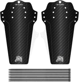 1 par de para-lamas de bicicleta Mountian dianteiro e traseiro, conjunto de guarda-lamas de bicicleta de montanha para MTB, bicicleta de estrada serve para 650B 50,8 cm 69,8 cm 73,6 cm