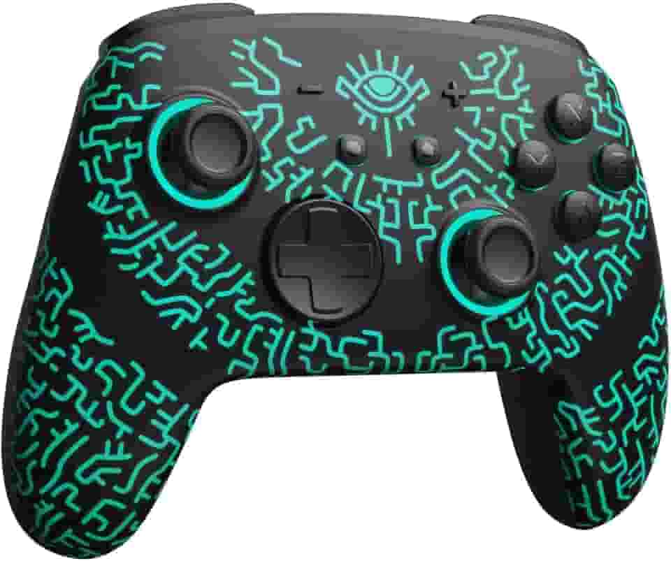 Controle Sem Fio Rgb Com Nfc Para Nintendo Switch, Pc, Android E Ios