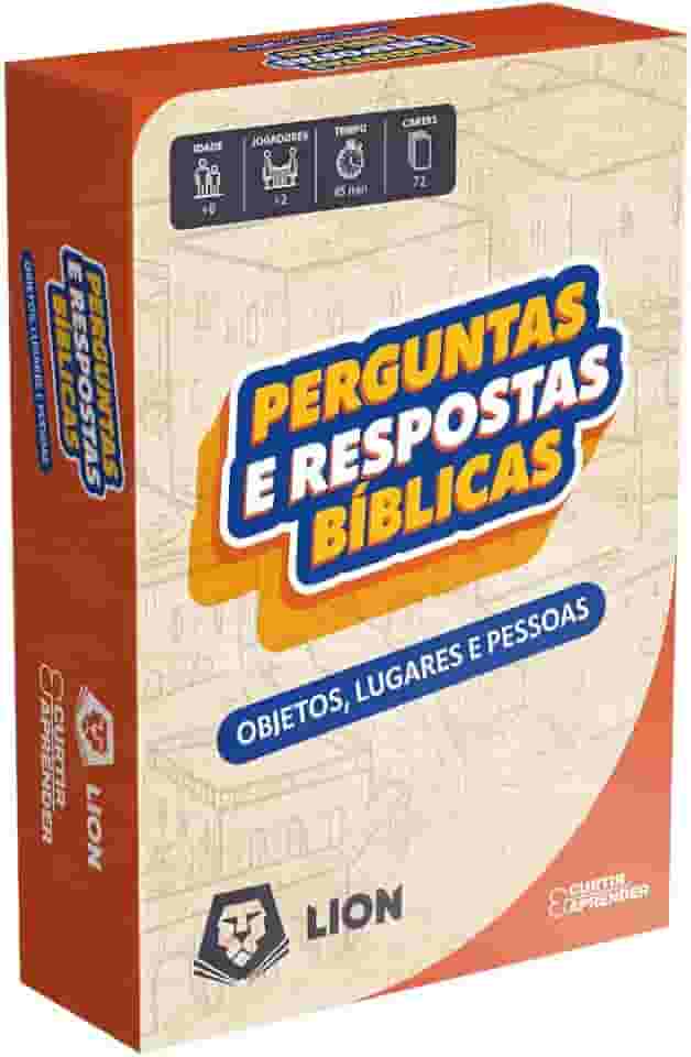 Perguntas e respostas Bíblicas - Jogo de Carta + Livreto
