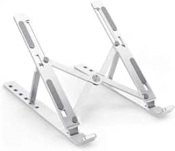 Suporte Para Notebook E MacBook em Alumínio com Altura Ajustável