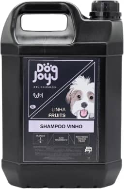 Shampoo Vinho Profissional Pet Shop Banho E Tosa 5L Dog Joy