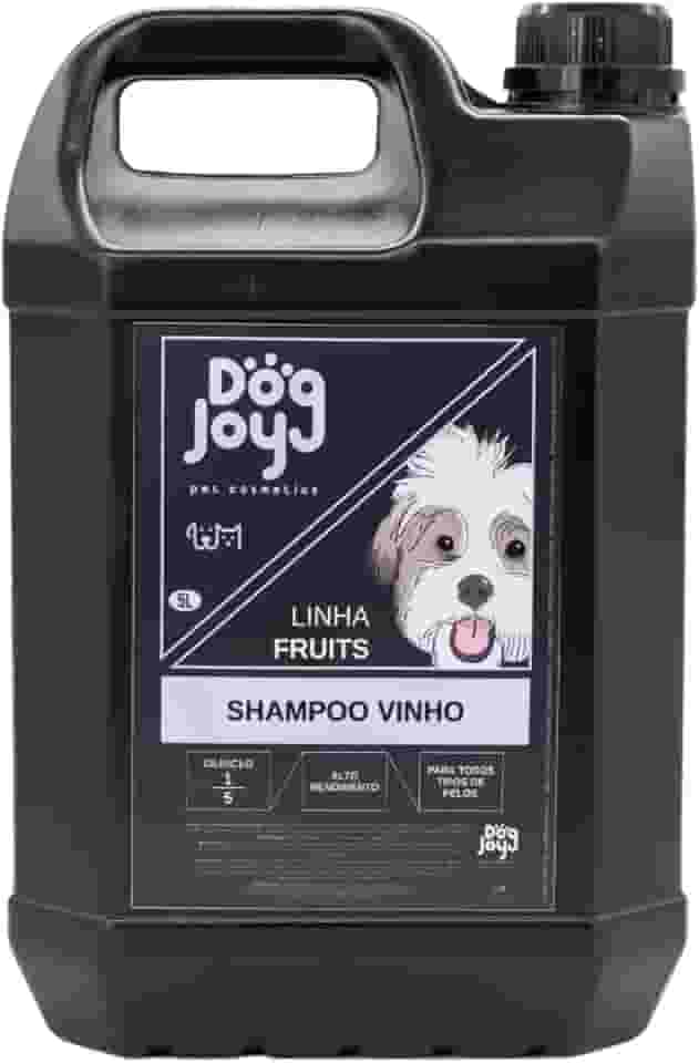 Shampoo Vinho Profissional Pet Shop Banho E Tosa 5L Dog Joy
