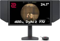 Monitor Gamer BenQ ZOWIE Xl2566x+ para PC com 24.1', 400Hz, 1ms, Shielding Hood, Tecnologia DyAc 2.0, Color Vibrance, Black eQualizer, S Switch