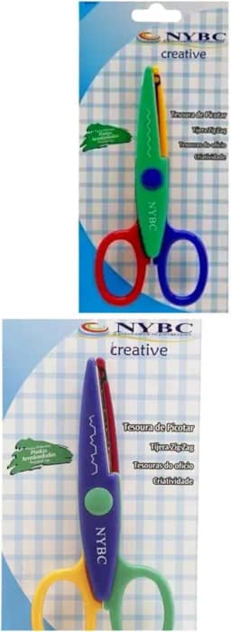 Tesoura de Picotar Zig Zag + Tesoura de Picotar ondulado