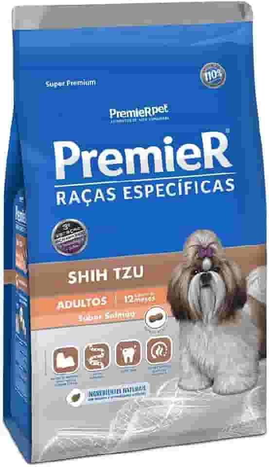 PremieR Pet Ração Seca para Cães de Raças Específicas Shih Tzu Adulto Sabor Salmão 2,5kg