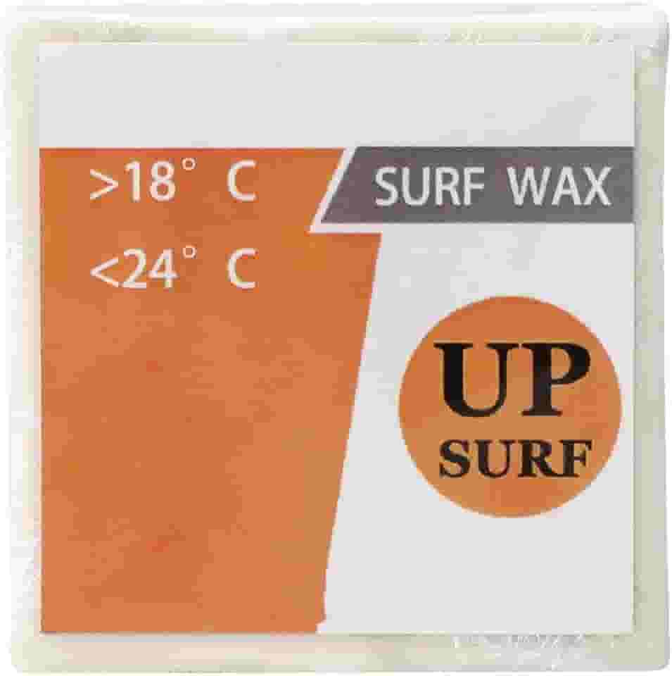 UPSURF Cera quadrada transparente para prancha de surfe branca leite profissional antiderrapante acessórios de surf para surfistas e iniciantes, fácil de transportar e usar