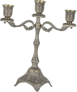 Porta-velas Cônico, Candelabro, Castiçal para Sala de Jantar para Aniversário, com 3 Braços