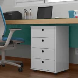 Gaveteiro para Escritório Arquivo Para Documentos Gaveteiro Classic Branco