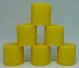 Caixa com 6 velas de citronela 130g arcanjo velas