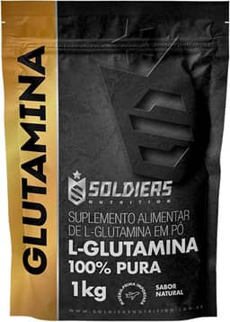 L-Glutamina 1kg - 100% Pura Importada - Soldiers Nutrition