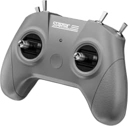 Generic Controlador de simulador de avião RC FPV Drone Controller para treinamento de iniciantes Joystick de metal portátil Cabo remoto USB, Cinza