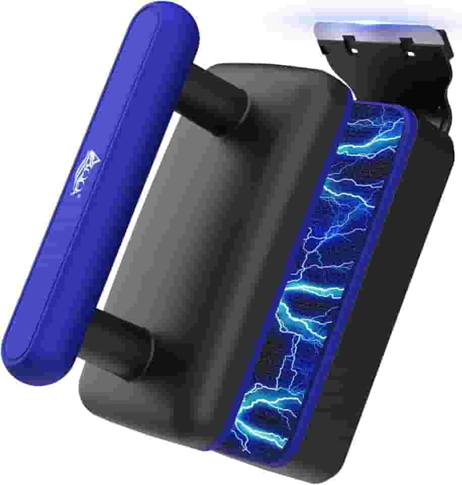 AQQA Limpador de vidro magnético para aquário de peixes, limpador de vidro raspador de algas de lâminas duplas, escova magnética flutuante de dois lados para aquário de vidro espesso de 0,4 a 2,5 cm