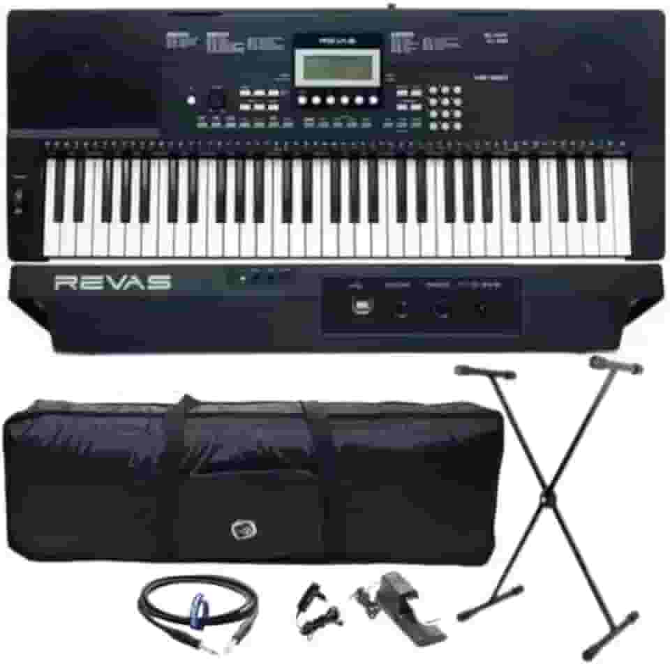 Teclado Roland Revas Kb-330 Capa Fonte Suporte Sustain com kit