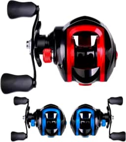 Carretilha Carretel Pesca Direito 19+1 Rolamentos 7.2:1