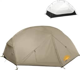 Barraca Camping lmpermeavel 2 Pessoas,Tenda esférica para acampamento ao ar livre, dobrável portátil à prova de chuva com dois andares.