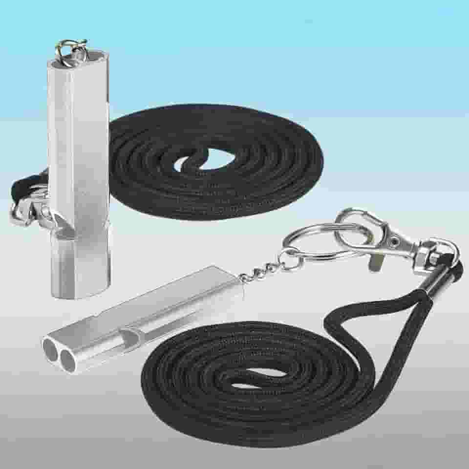 Apito profissional com cordão - Apito alto durável para treinamento e sinalização de emergência